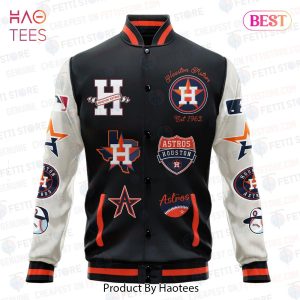 THE BEST Houston Astros Major League Baseball AOP Varsity Jacket