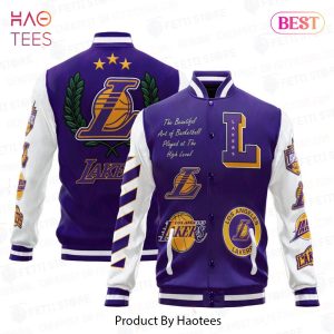 THE BEST Los Angeles Lakers National Basketball Association Varsity Jacket