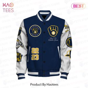 THE BEST Milwaukee Brewers MLB 2023 Varsity Jacket