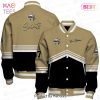 THE BEST New York Mets Baseball White And Dark Blue Pattern Varsity Jacket