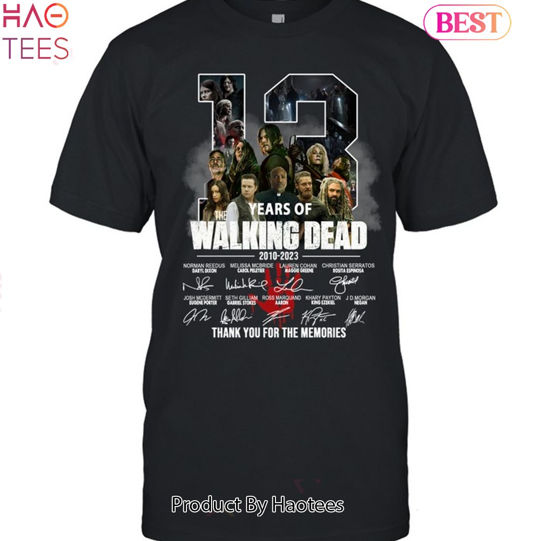 TRENDING 13 Years Of Walking Dead 2010-2023 Thank You For The Memories Unisex T-shirt TRENDING 13 Years Of Walking Dead 2010-2023 Thank You For The Memories Unisex T-shirt