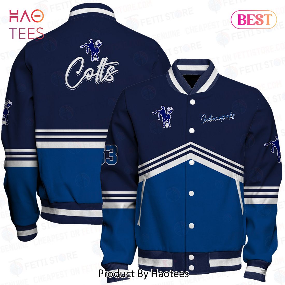 TRENDING Indianapolis Colts National Football League AOP Varsity Jacket