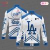 TRENDING Los Angeles Dodgers Major League Baseball NL West Champs Pattern Varsity Jacket