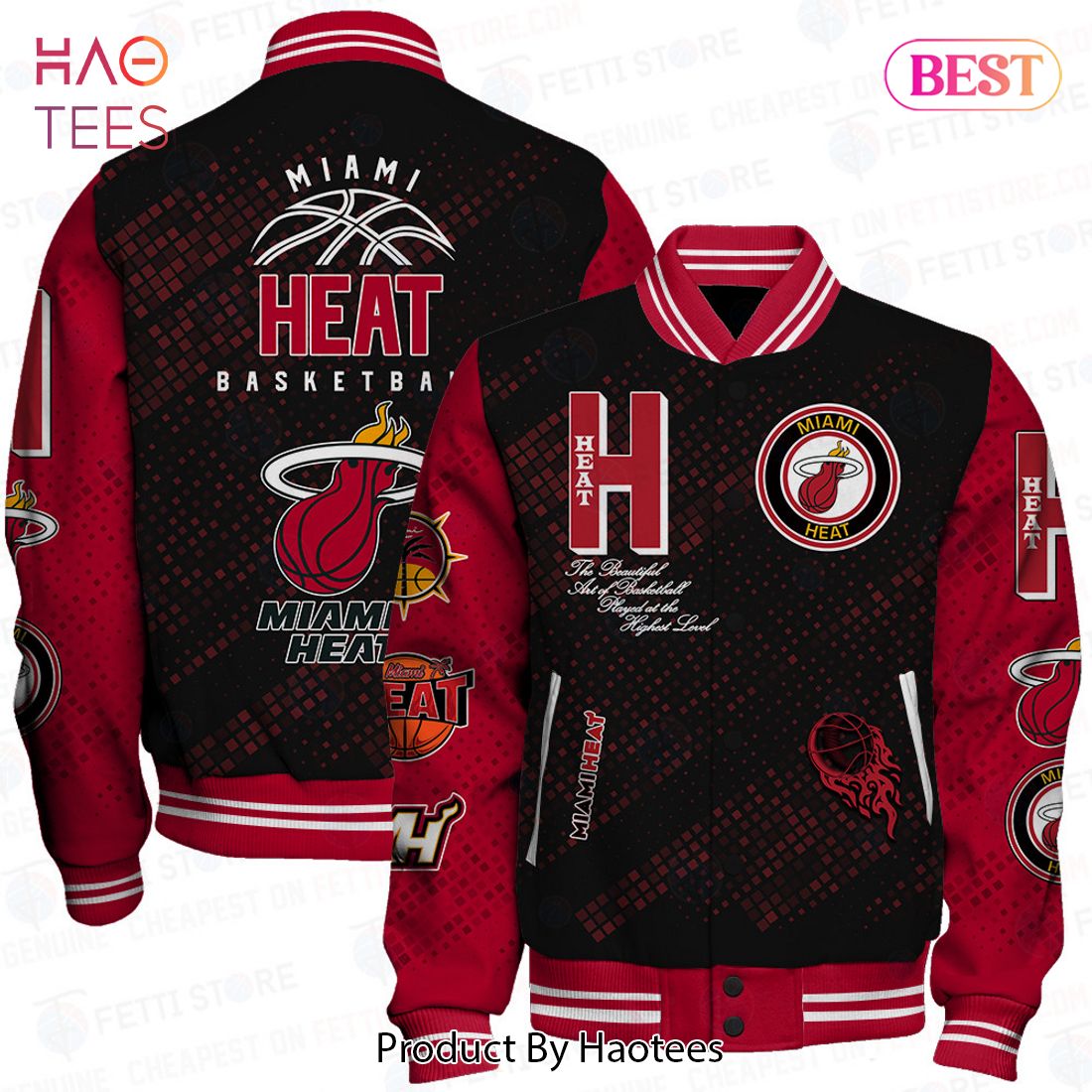 TRENDING Miami Heat National Basketball Association Varsity Jacket