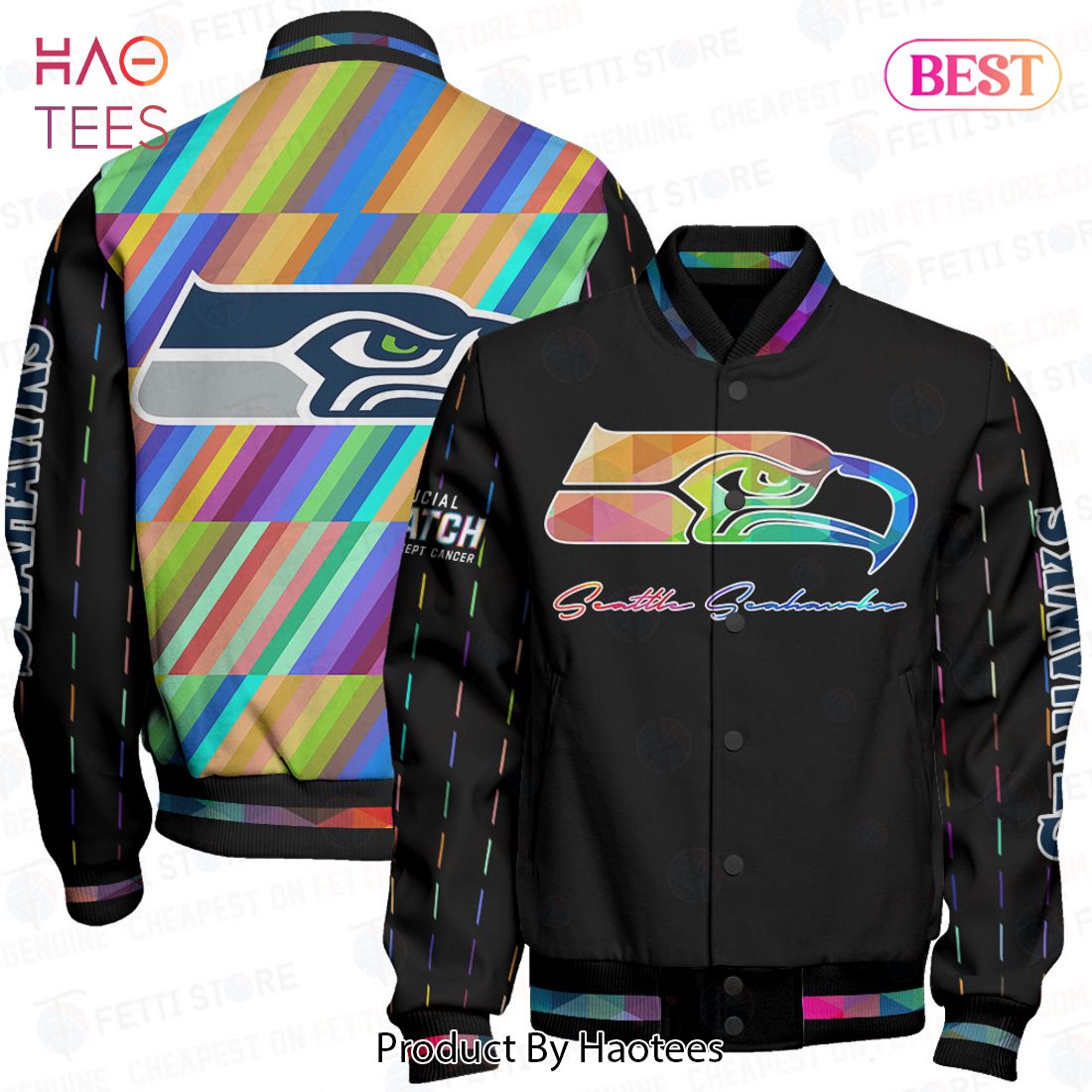 TRENDING Seattle Seahawks National Football League AOP Varsity Jacket