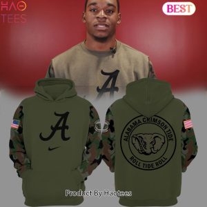 BEST Alabama Crimson Tide Football Camo Hoodie