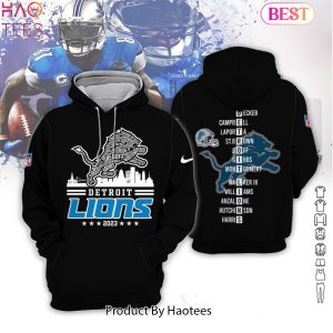 BEST Detroit Lions NFC North Champions 2023 Hoodie