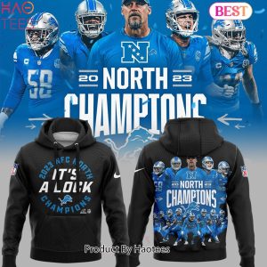 BEST Limited Edition NFC North Champions 2023 Detroit Lions Black Hoodie