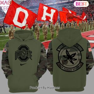 BEST Limited Edition Ohio State Military Hoodie Camo