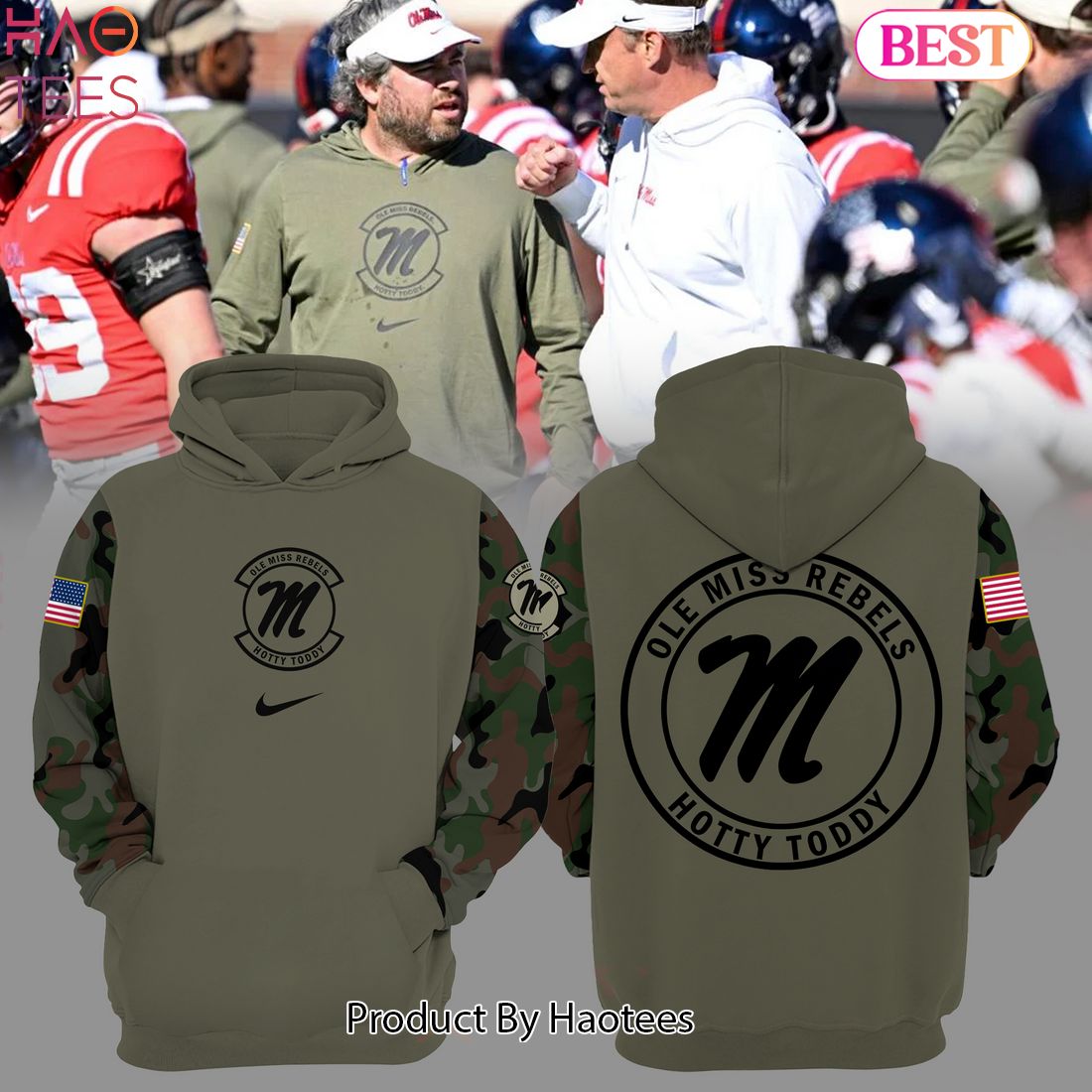 BEST Ole Miss Rebels Football Veterans Hoodie