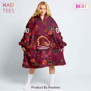 Brisbane Broncos Special Logo Design _Oodie, Flanket, Blanket Hoodie, Snuggie