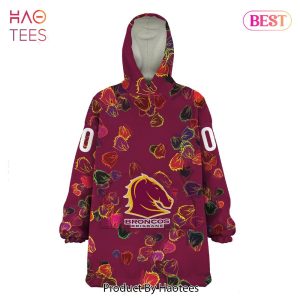Brisbane Broncos Special Logo Design _Oodie, Flanket, Blanket Hoodie, Snuggie