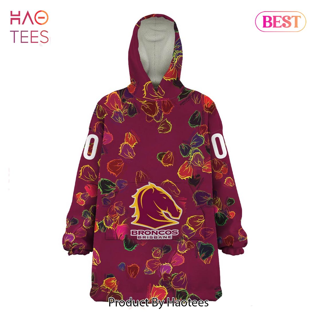Brisbane Broncos Special Logo Design _Oodie, Flanket, Blanket Hoodie, Snuggie Brisbane Broncos Special Logo Design _Oodie, Flanket, Blanket Hoodie, Snuggie