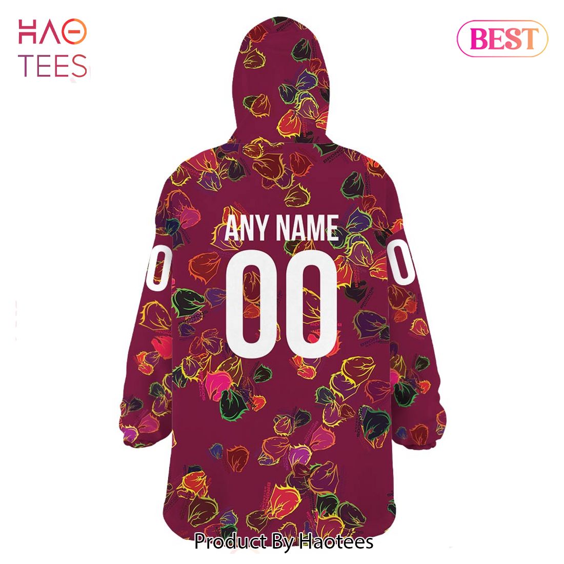Brisbane Broncos Special Logo Design _Oodie, Flanket, Blanket Hoodie, Snuggie Brisbane Broncos Special Logo Design _Oodie, Flanket, Blanket Hoodie, Snuggie