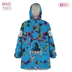 Gold Coast Titans Special Logo Design _Oodie, Flanket, Blanket Hoodie, Snuggie