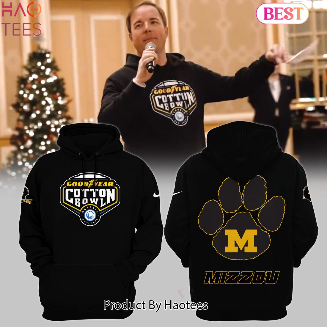 HOT Limited Edition Cotton Bowl Hoodie Missouri Tigers Football
