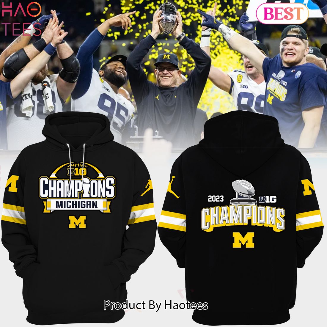 HOT Michigan Wolverines Big Ten East Champions Hoodie