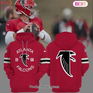 HOT TREND Atlanta Falcons Limited Edition Throwback Red Hoodie