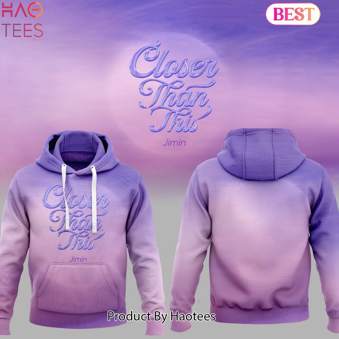 HOT TREND BTS Jimin Closer Than This Hoodie HOT TREND BTS Jimin Closer Than This Hoodie