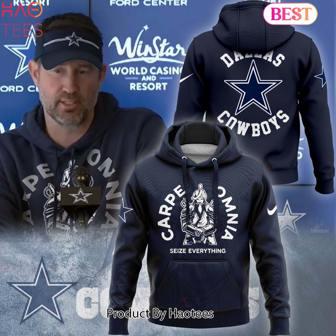 HOT TREND Dallas Cowboys Seize Everything Hoodie
