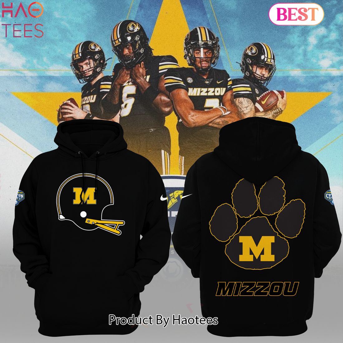 HOT TREND Limited Edition Cotton Bowl Hoodie Missouri Tigers Football