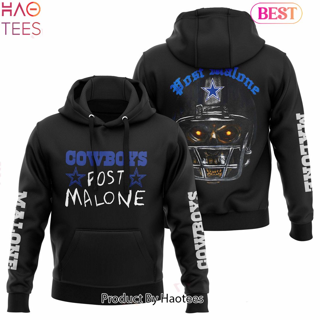 HOT TREND Post Malone x Dallas Cowboys Hoodie