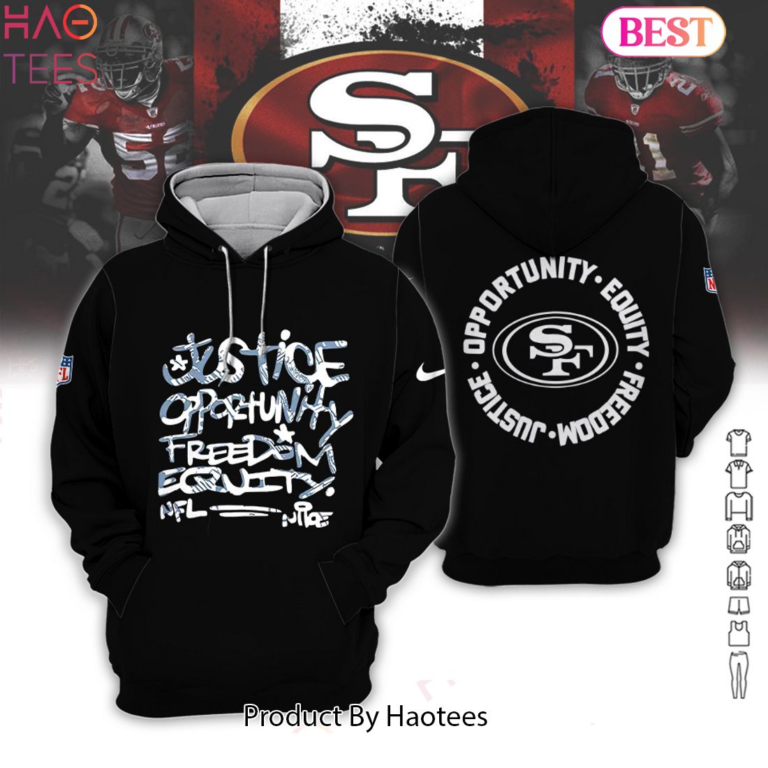 HOT TREND SF 49ers Inspire Change Hoodie Limited Edition