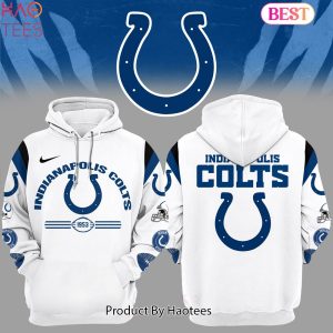 HOT TRENDING Indianapolis Colts NFL Throwback White Hoodie