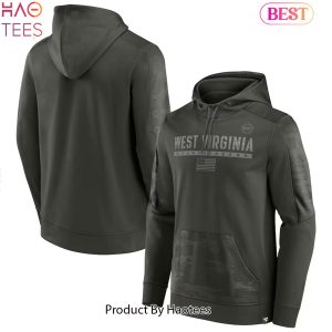 HOT West Virginia Mountaineers Football Camo Veterans Hoodie