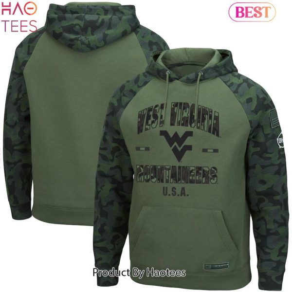 HOT West Virginia Mountaineers Football Camo Veterans Hoodie Special Edition
