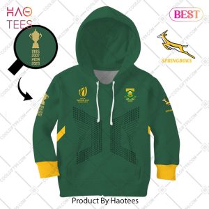 Kid Rugby World Cup 2023 Champion Springboks South Africa Rugby Home Jersey Style Kid Hoodie, T-Shirt, Zip Hoodie, Sweatshirt