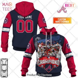 MLB Atlanta Braves National League East Champions 2023 V1 Hoodie, T-Shirt, Zip Hoodie, Sweatshirt