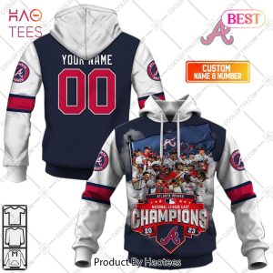 MLB Atlanta Braves National League East Champions 2023 V2 Hoodie, T-Shirt, Zip Hoodie, Sweatshirt