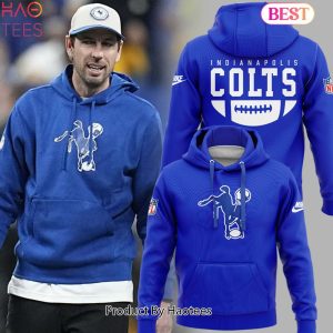 NEW Indianapolis Colts NFL Throwback Hoodie