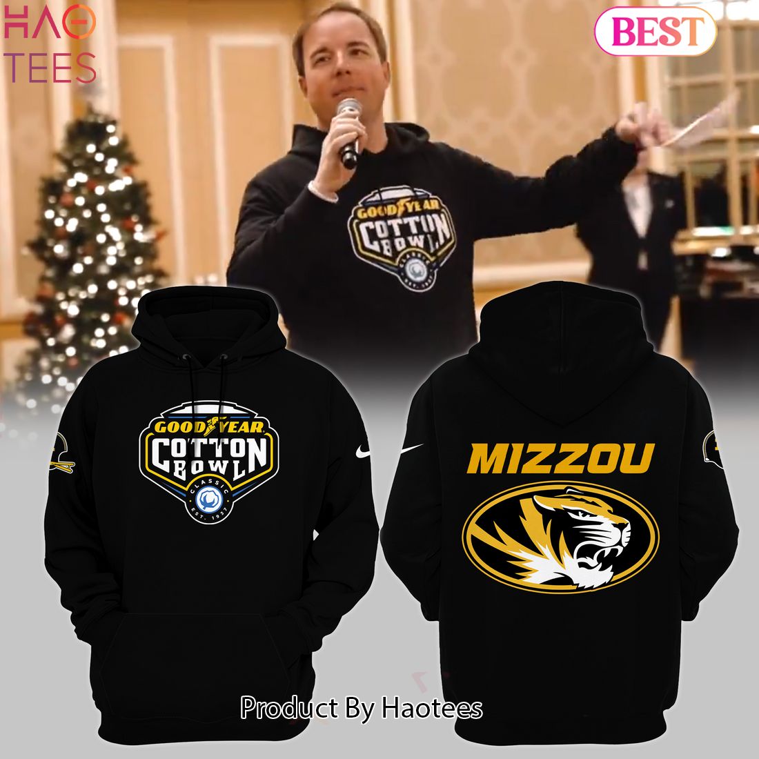 NEW Limited Edition Cotton Bowl Hoodie Missouri Tigers Football