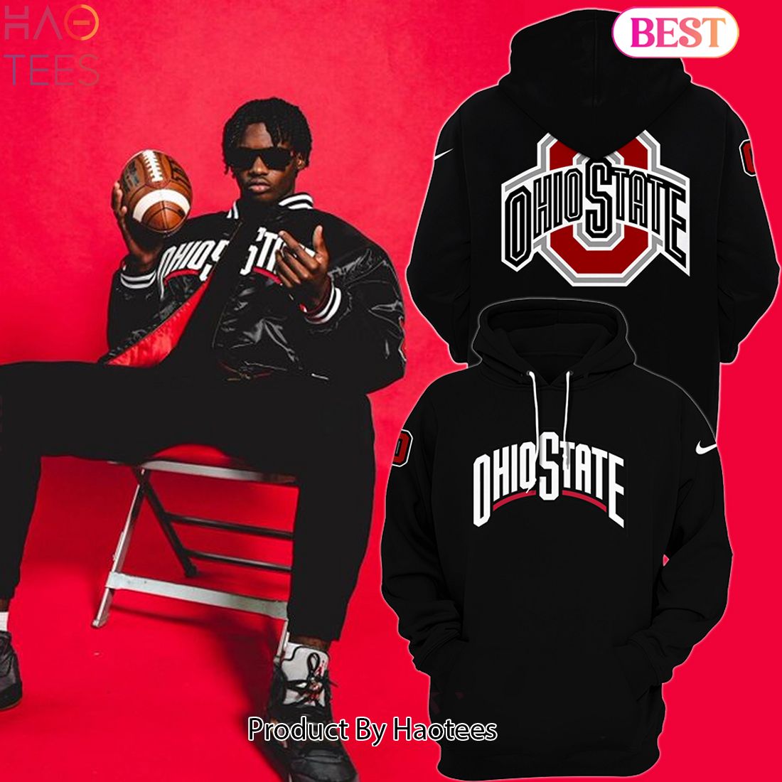 NEW Limited Edition Ohio State Black Hoodie