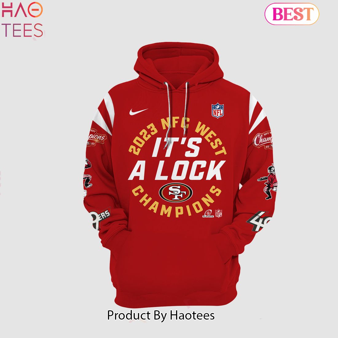 NEW Limited Edition San Francisco 49ers NFC West Champions 2023 Hoodie