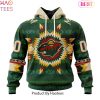 NEW NHL Minnesota Wild Special Design With Native Pattern Hoodie