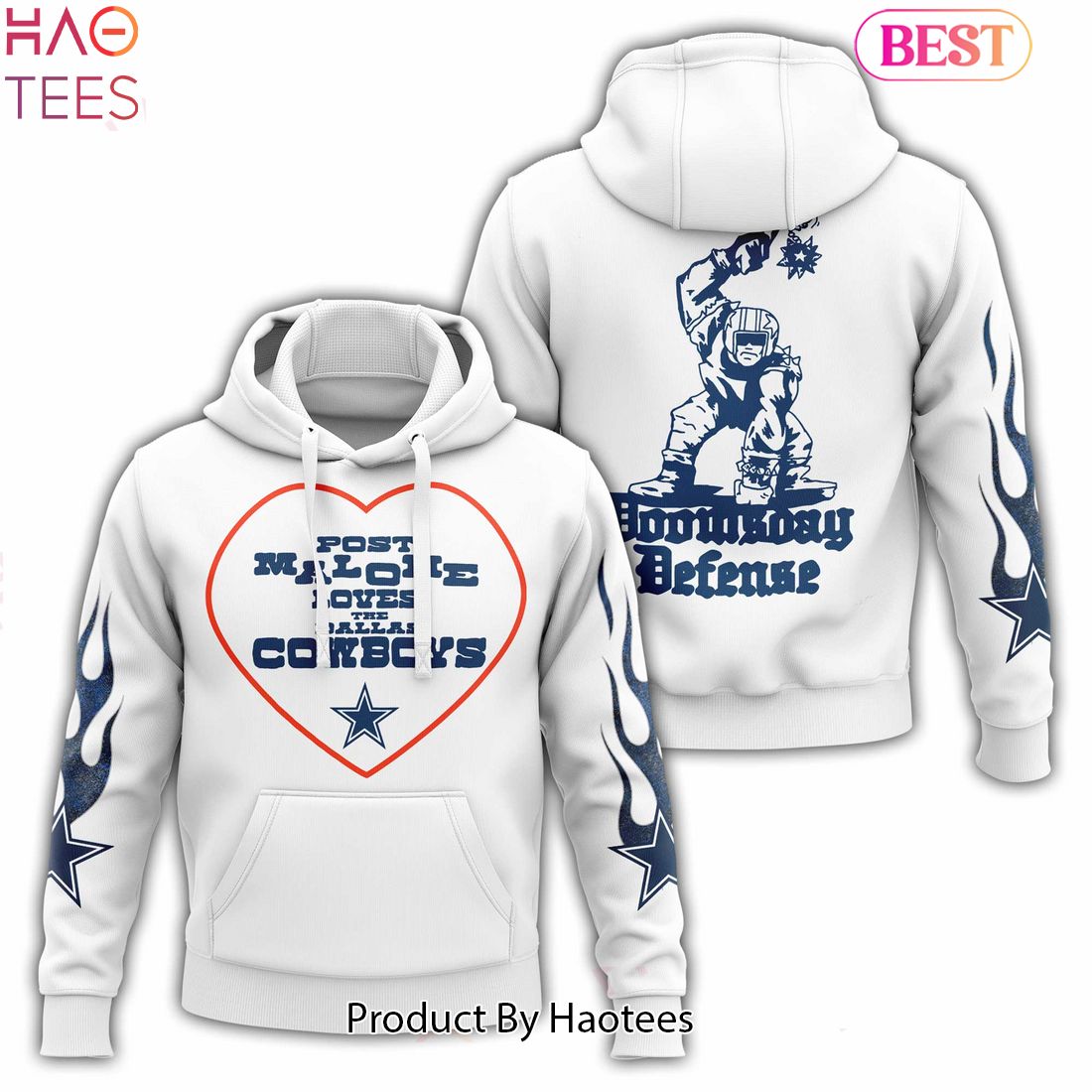 NEW Post Malone Love Dallas Cowboys Hoodie Special Edition
