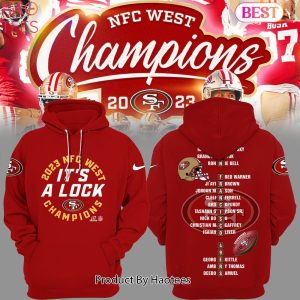 NEW San Francisco 49ers NFC West Champions 2023 Hoodie