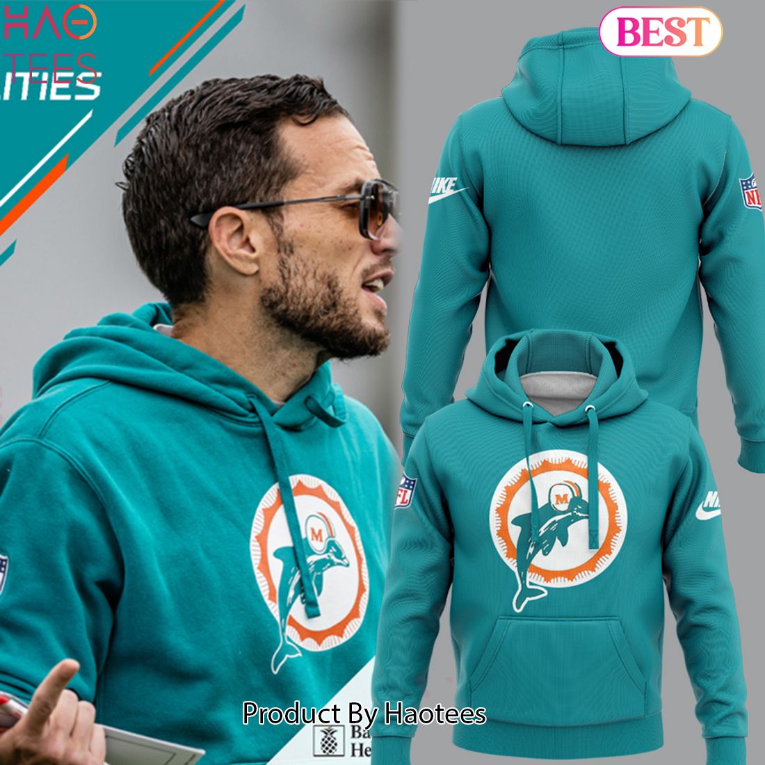 NEW Special Edition Miami Dolphins Football Hoodie