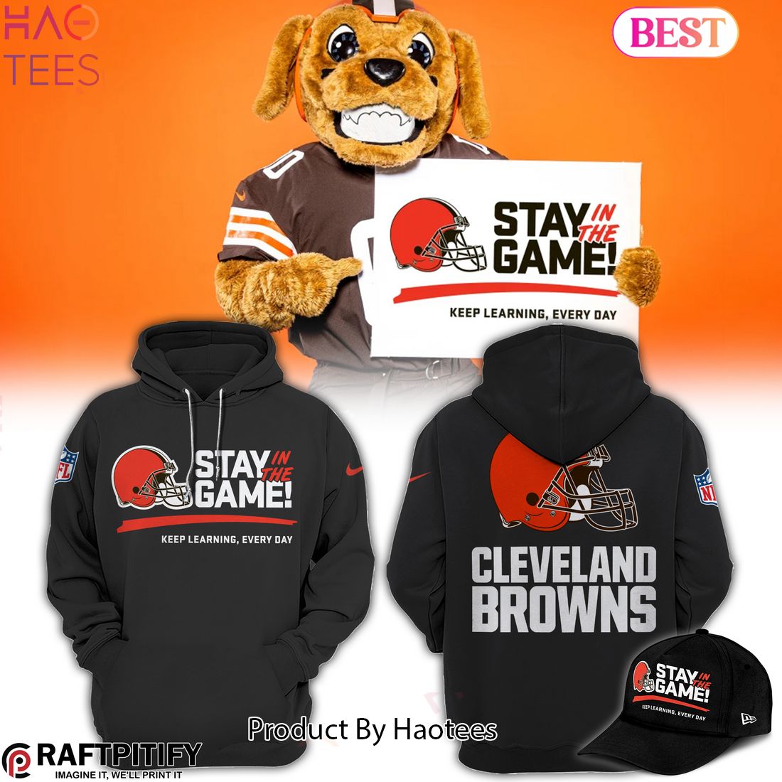 NEW Stay In The Game Cleveland Browns Hoodie NEW Stay In The Game Cleveland Browns Hoodie
