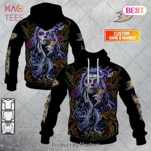 NHL Anaheim Ducks Tattoo Girl Artwork 2023 Hoodie, T-Shirt, Zip Hoodie, Sweatshirt