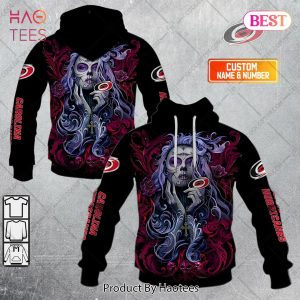 NHL Carolina Hurricanes Tattoo Girl Artwork 2023 Hoodie, T-Shirt, Zip Hoodie, Sweatshirt