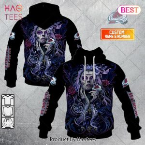 NHL Colorado Avalanche Tattoo Girl Artwork 2023 Hoodie, T-Shirt, Zip Hoodie, Sweatshirt