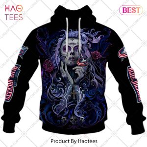 NHL Columbus Blue Jackets Tattoo Girl Artwork 2023 Hoodie, T-Shirt, Zip Hoodie, Sweatshirt