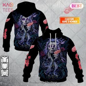 NHL Detroit Red Wings Tattoo Girl Artwork 2023 Hoodie, T-Shirt, Zip Hoodie, Sweatshirt