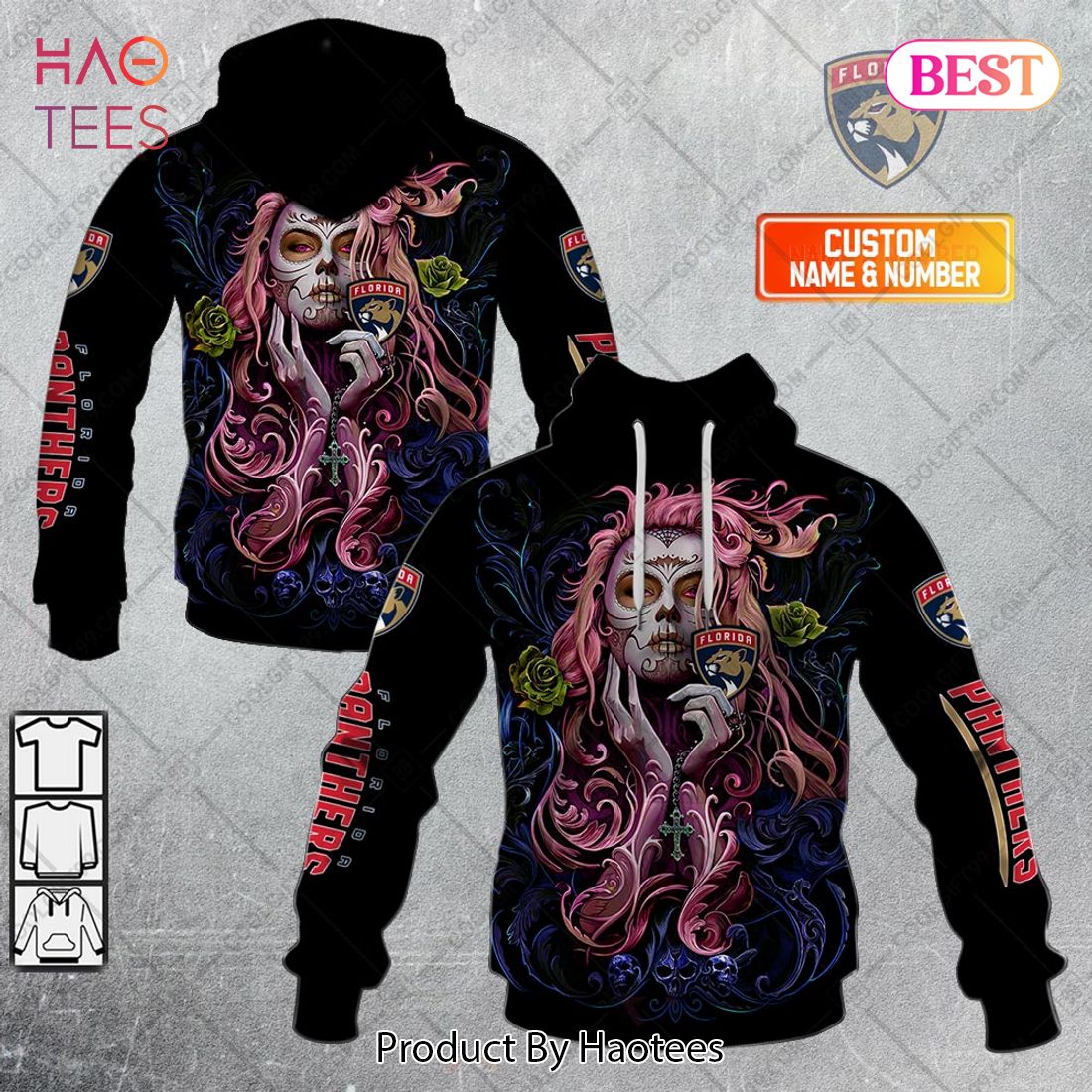 NHL Florida Panthers Tattoo Girl Artwork 2023 Hoodie, T-Shirt, Zip Hoodie, Sweatshirt