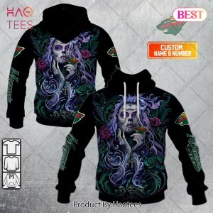 NHL Minnesota Wild Tattoo Girl Artwork 2023 Hoodie, T-Shirt, Zip Hoodie, Sweatshirt