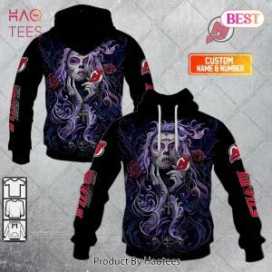 NHL New Jersey Devils Tattoo Girl Artwork 2023 Hoodie, T-Shirt, Zip Hoodie, Sweatshirt